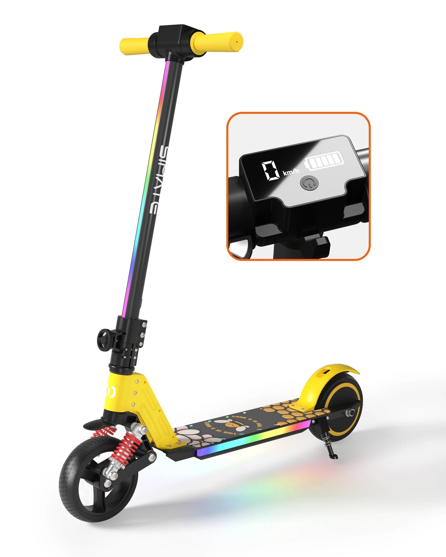 TechGlidePro Electric Scooter Yellow / United States TechGlide S5 Electric Scooter for Kids