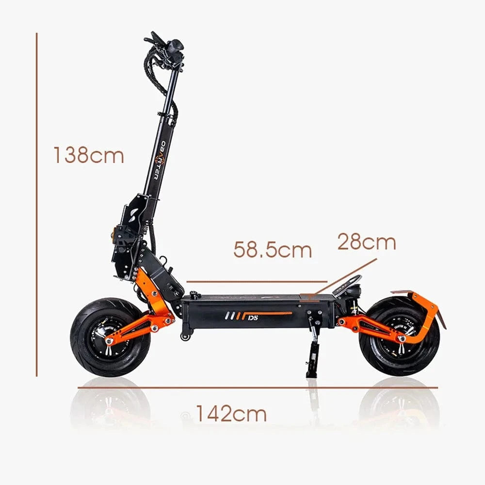 TechGlidePro TrailShock Titan D5 Electric Scooter