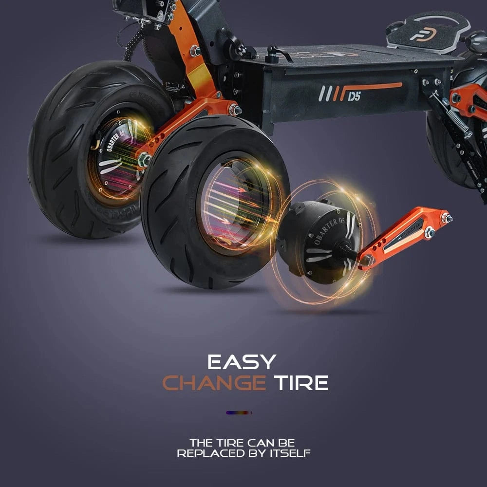 TechGlidePro TrailShock Titan D5 Electric Scooter