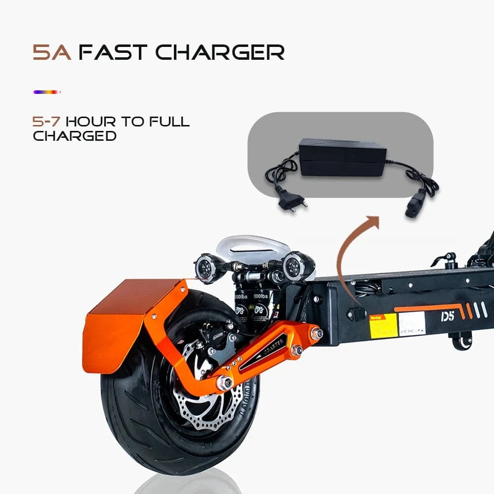 TechGlidePro TrailShock Titan D5 Electric Scooter