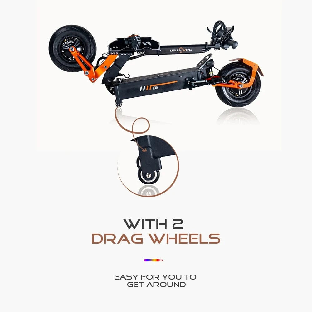 TechGlidePro TrailShock Titan D5 Electric Scooter