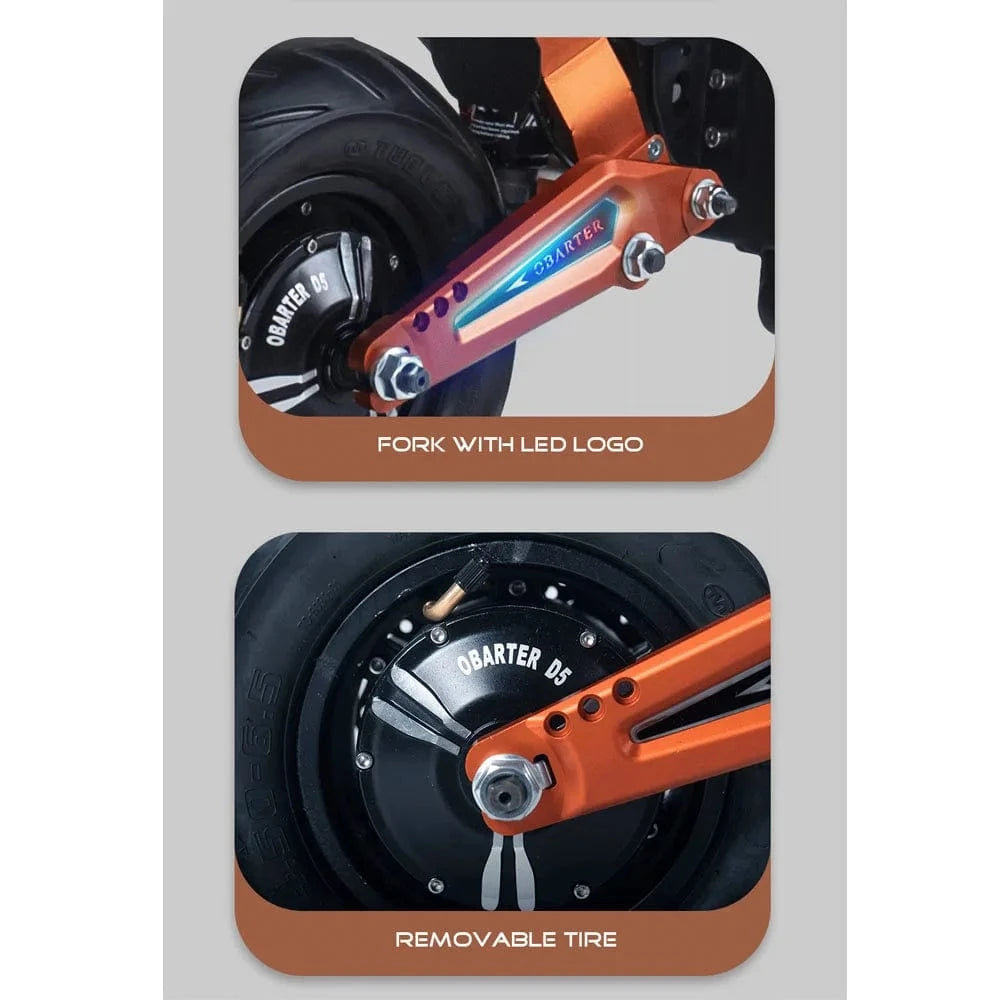 TechGlidePro TrailShock Titan D5 Electric Scooter